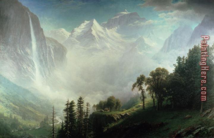 Albert Bierstadt Majesty of the Mountains
